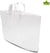 Solid White Plastic Bags with Handles