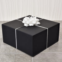 15 Pack 10x10x5 Black Magnetic Boxes Bulk Carton