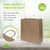 18x7x18.75 Extra Large Brown Paper Bags with Handles Bulk Carton