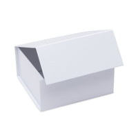 15 Pack 6x6x3 White Magnetic Boxes Bulk Carton