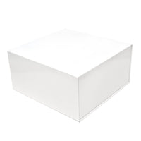 15 Pack 12x12x6 White Magnetic Boxes Bulk Carton