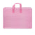 200 Pack 16x6x12 Large Frosted Pink Plastic Bags with Handles Bulk Carton