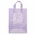 10x5x13 Medium Frosted Lilac Purple Plastic Bags with Handles