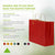 16x6x12 Large Red Paper Bags with Handles