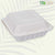 8x8 White Clamshell Containers