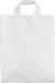 12x10x16 Solid White Plastic Bags with Handles