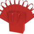 10x5x13 Medium Red Heat Sealed Reusable Fabric Bags