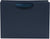 16x6x12 Large Navy Blue Paper Bags with Ribbon Handles