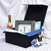15 Pack 12x12x6 Black Magnetic Boxes Bulk Carton