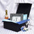 15 Pack 12x12x6 Black Magnetic Boxes Bulk Carton