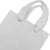 6x3x9 Extra Small White Paper Bags with Ribbon Handles