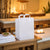 12x10x16 Solid White Plastic Bags with Handles