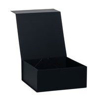 15 Pack 14x14x6 Black Magnetic Boxes Bulk Carton