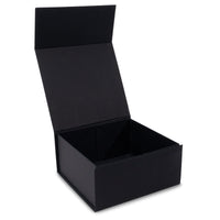 15 Pack 8x8x4 Black Magnetic Boxes Bulk Carton
