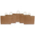 16x6x12 Large Brown Paper Bags with Handles Bulk Carton