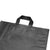 16x6x12 Large Frosted Black Plastic Bags with Handles Bulk Carton