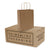 8x4x10 Small Brown Paper Bags with Handles Bulk Carton