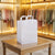12x10x16 Solid White Plastic Bags with Handles