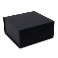 15 Pack 8x8x4 Black Magnetic Boxes Bulk Carton