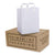 12x10x16 Solid White Plastic Bags with Handles