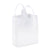 Frosted White Plastic Bags with Handles