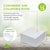 15 Pack 10x10x5 White Magnetic Boxes Bulk Carton