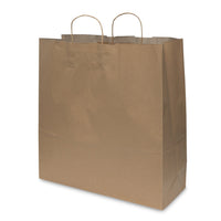 18x7x18.75 Extra Large Brown Paper Bags with Handles Bulk Carton