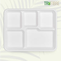 5 Compartment Serving Trays