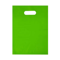Prime Line Packaging 9" Asstd Color Plastic Die Cut Bag 1.25MM