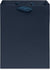 10x5x13 Medium Navy Blue Paper Bags with Ribbon Handles