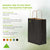 8x4x10 Small Black Paper Bags with Handles