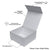 15 Pack 8x8x4 White Magnetic Boxes Bulk Carton