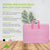 200 Pack 16x6x12 Large Frosted Pink Plastic Bags with Handles Bulk Carton