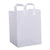 12x10x16 Solid White Plastic Bags with Handles