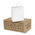 8x4x10 Small White Paper Bags with Handles Bulk Carton
