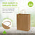 8x4x10 Small Brown Paper Bags with Handles Bulk Carton