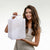12x10x16 Solid White Plastic Bags with Handles