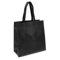 200 Pack 14.5x6.6x14 Black Heat Sealed Reusable Fabric Bags Bulk Carton