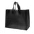 16x6x12 Large Frosted Black Plastic Bags with Handles Bulk Carton