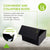 15 Pack 12x12x6 Black Magnetic Boxes Bulk Carton