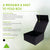 15 Pack 12x12x6 Black Magnetic Boxes Bulk Carton
