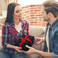 15 Pack 8x8x4 Black Magnetic Boxes Bulk Carton