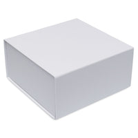 15 Pack 8x8x4 White Magnetic Boxes Bulk Carton