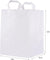12x10x16 Solid White Plastic Bags with Handles