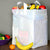 12x10x16 Solid White Plastic Bags with Handles