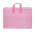 Frosted Pink Plastic Bags with Handles