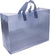 Frosted Navy Blue Plastic Bags with Handles