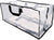 Packing Bags for Moving – 6 Pack Clear Zippered Storage Bags with Handles, Plastic Storage Totes for Clothes, Linens, Pillows, Large Storage Bags for Organizing, Packing - 68.5x30.5x35