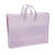 Frosted Lilac Plastic Bags with Handles