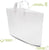 Solid White Plastic Bags with Handles